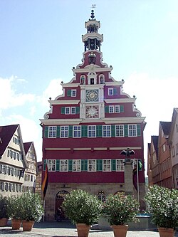 Front facade of the old city hall