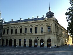 Workers' Hall after the reconstruction. Historical second congress of the Communist Party of Yugoslavia was held in Workers' Hall, Vukovar in 1920.