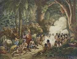 Tanz der Puris, by Johann Moritz Rugendas