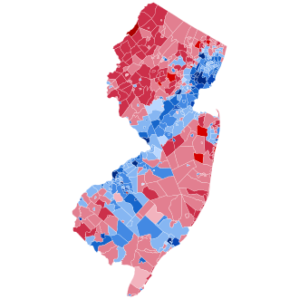 Results of the general election by municipality, darker colors indicate higher win percentage: -Blue municipalities won by Obama -Red municipalities won by Romney