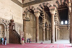 Interior of the Al-Nasir Muhammad Mosque in the Citadel of Cairo (1318–1335)[85]