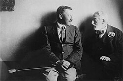 Herbert Samuel with Edmond Rothschild, 1920
