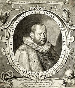 an engraved portrait of Johann Georg Gödelmann from 1601