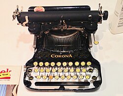 Bing Crosby's typewriter.