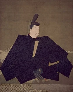 Portrait of Minamoto no Yoritomo (1147–1199) in 1179, by Fujiwara no Takanobu