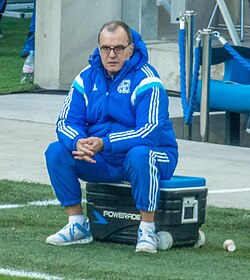 Bielsa with Marseille in 2015