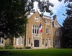 The French ambassador's residence in the Sheridan-Kalorama Historic District