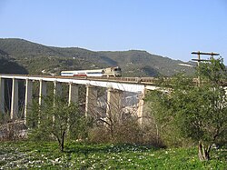 The railway linking between Latakia and Aleppo