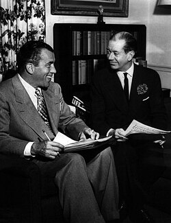 Sullivan with Cole Porter on Toast of the Town, 1952