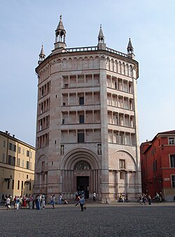 Baptistery of Parma, 1196–1270