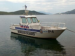 Bosnia and Herzegovina Granična policija surveillance boat (unit P4)