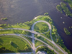 Kichi Zibi Mikan interchange in Ottawa