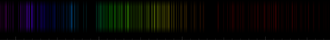 Color lines in a spectral range