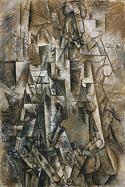 Pablo Picasso, The Poet, 1911, Oil on canvas, Peggy Guggenheim Collection. Proto-Cubism was an early development within modernism that tended to present its subject from multiple points of view.