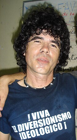 Gorki Águila, leader of the Cuban rock band Porno para Ricardo
