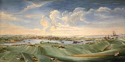 View of Aberdeen by William Mosman, 1756