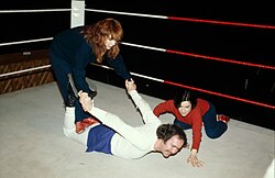 Comedian Andy Kaufman became notorious in professional wrestling for his matches against women.