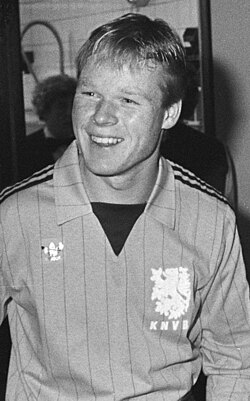 Koeman with the Dutch national team in 1983