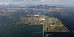 The city was the place of Mexico-Tenochtitlan, the Aztec capital.