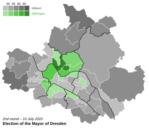 Results of the second round of the 2022 mayoral election