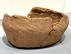 Pottery bowl from Jarmo, Mesopotamia, 7100–5800 BC.