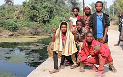 A group of Siddi from the state of Gujarat in India