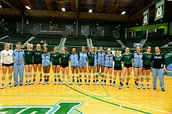 Women's volleyball team of a U.S. university