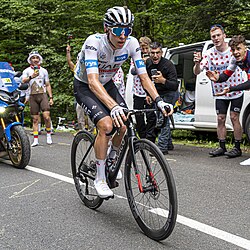 Pogačar at the 2023 Tour de France