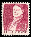 Lucy Stone on a 1968 stamp