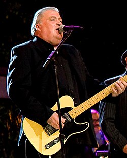 David Hidalgo performing with Los Lobos on the South Lawn of the White House, October 13, 2009.