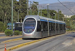 Vehicle of the Athens Tram