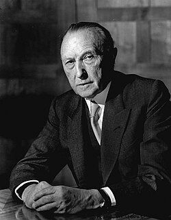 Konrad Adenauer was a German statesman who served as the first chancellor of the Federal Republic of Germany.