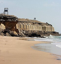 The Manora Fort, built in 1797 to defend Karachi, was captured by the British on 3 February 1839 and upgraded 1888–1889.