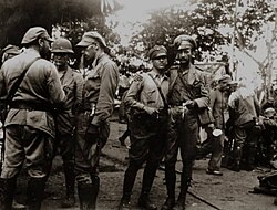 Colombian soldiers during the conflict.