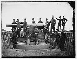 Officers of the 3rd Massachusetts Heavy Artillery Regiment defending the national capital of Washington, D.C., in 1865, the final year of the Civil War