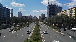 Hexing Road, western part of Harbin's 2nd ring road