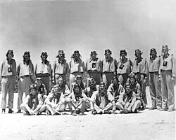Pilots of VMSB-241 on Midway.