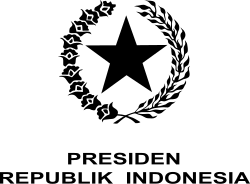 The Indonesian presidential emblem, commonly used in legislature documents