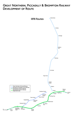 B&PCR, GN&SR and DR deep-level routes, 1898