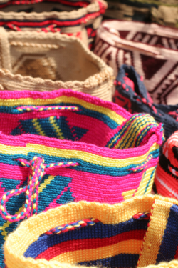 Wayuu handcrafted mochilas (crocheted bags)