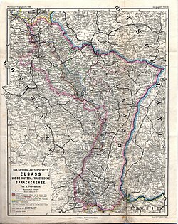 The general government of Elsass (1875) by A. Petermann
