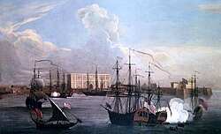 Ships at Bombay Harbour (c. 1731)
