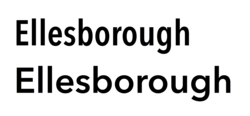 The typeface Avenir Next in condensed and regular widths