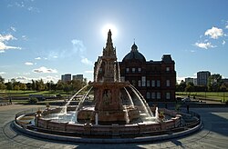 The Doulton Fountain in Glasgow Green