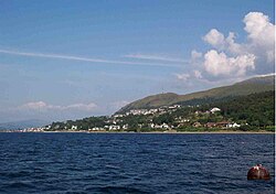 Fort William from Loch Linnhe.