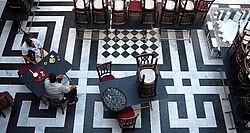 Courtyard of Beit al-Agha restaurant