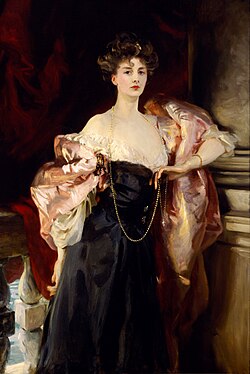 John Singer Sargent's Portrait of Helen Vincent, Viscountess D'Abernon from 1904 AD