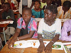 Students in Senegal