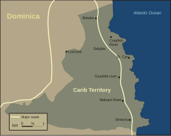Dominica's east coast Carib Territory