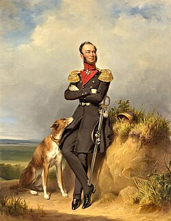 William II, King of the Netherlands. Painting by Jan Adam Kruseman, 1840